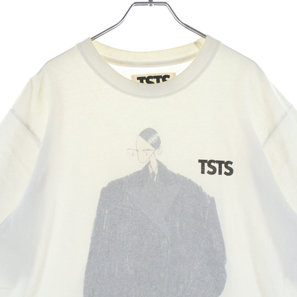 TSTS(ティーエスティーエス) Reversible Graphic Print Tee リバーシブル グラフィックプリント 半袖Tシャツ カットソー ホワイト サイズM