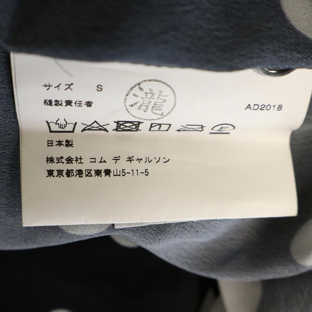 COMME des GARCONS COMME des GARCONS(コムデギャルソンコムデギャルソン) 19SS Archive LS Shirt オンブレ ドット ロングスリーブ 長袖シャツ 水玉 ブラック レディース RC-B018