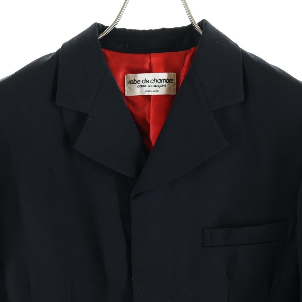 robe de chambre COMME des GARCONS(ローブドシャンブル コムデギャルソン) 90s AD1998 Archive Tailored Jacket テーラードジャケット 金ボタン ブラック レディース RJ-100020