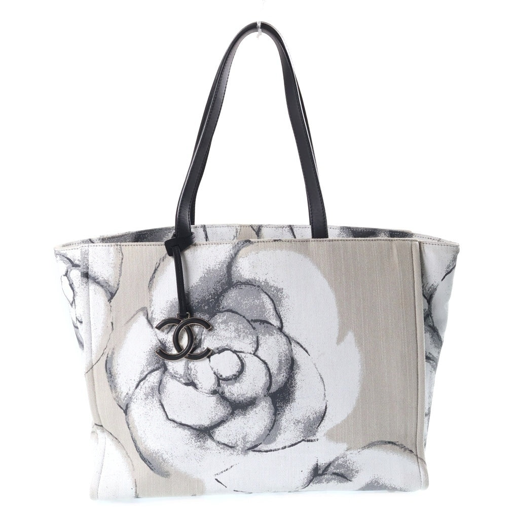 CHANEL(シャネル) カメリア ココマーク トートバッグ ホワイト A91422 レディース