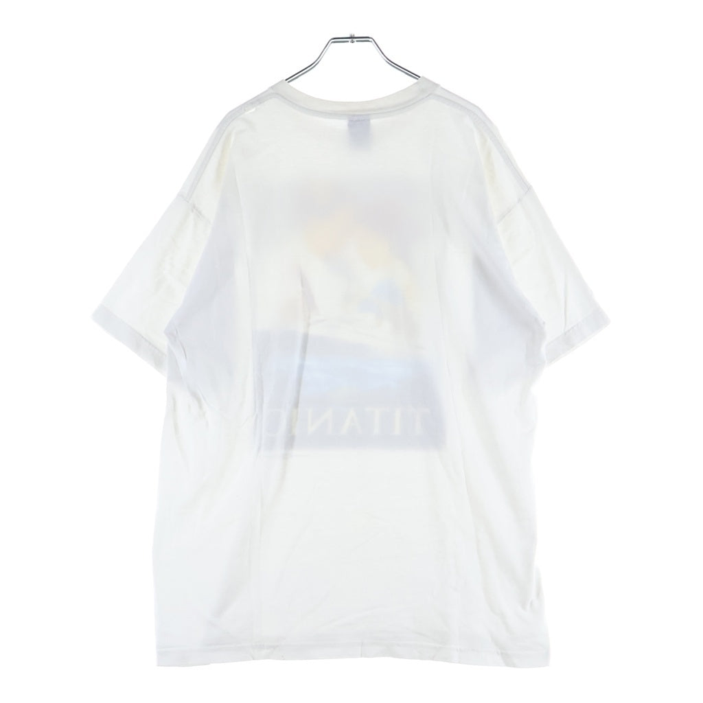 VINTAGE(ヴィンテージ) 90S TITANIC タイタニック ムービープリント クルーネック半袖Tシャツ ホワイト