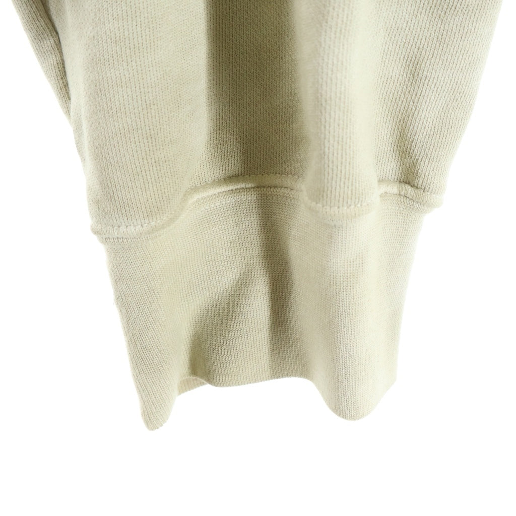NO BRAND(ノーブランド) ECKHAUS LATTA エコーズラッタ 切替デザイン プルオーバーパーカー フーディー ブラウン/ベージュ
