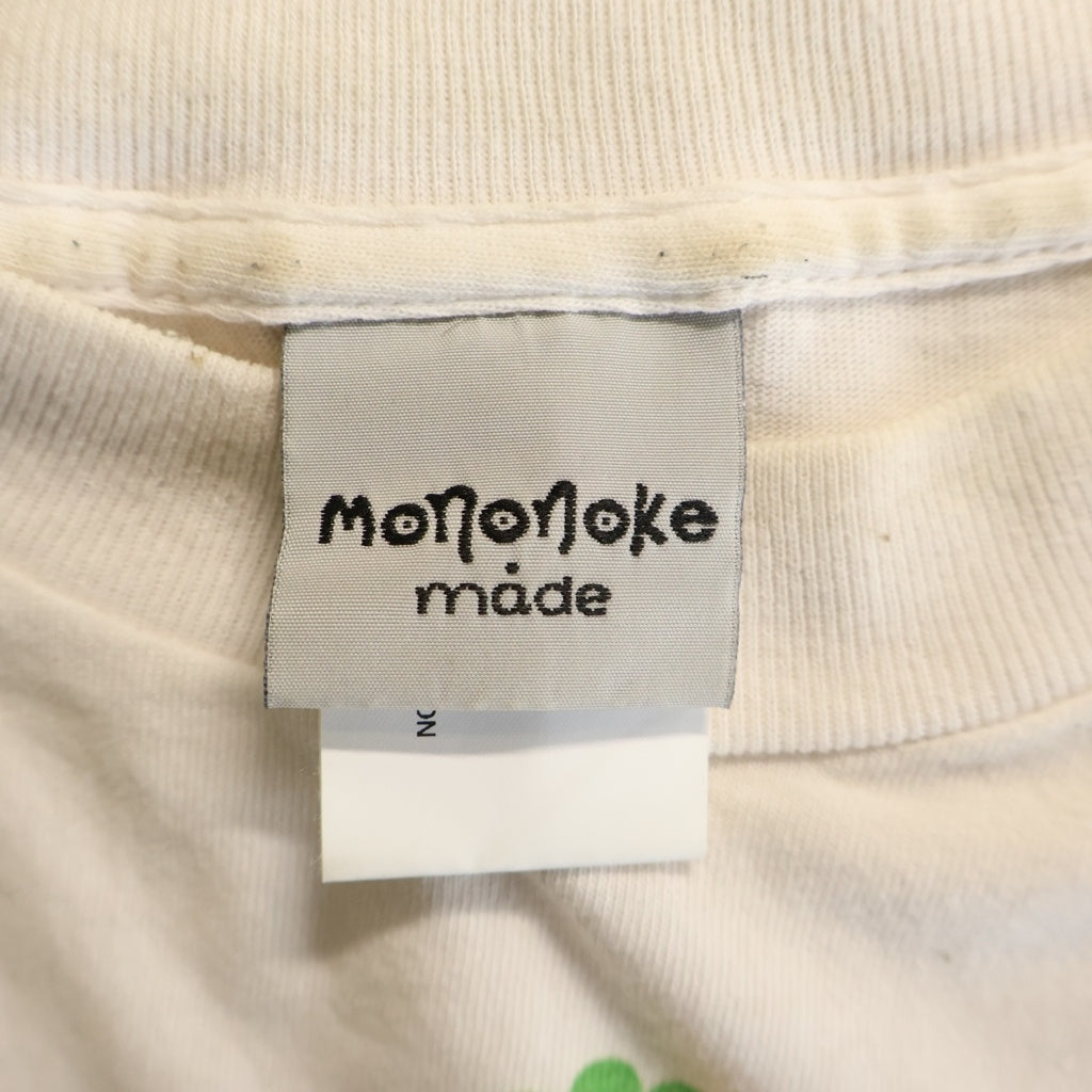 NO BRAND(ノーブランド) mononoke・made(モノノケ・メイド) S/S T-SHIRT MNNK 半袖Tシャツ ホワイト MT-MK8-0000-001