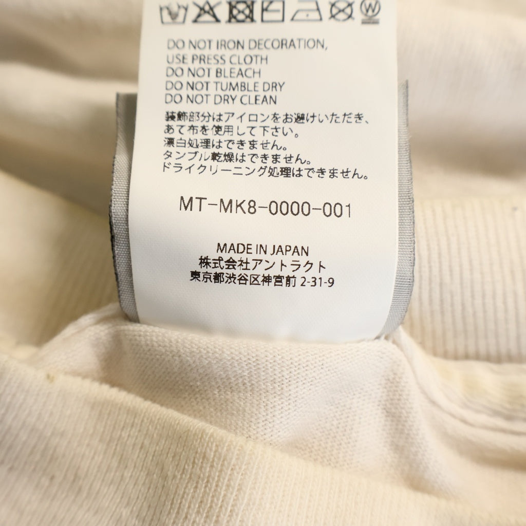 NO BRAND(ノーブランド) mononoke・made(モノノケ・メイド) S/S T-SHIRT MNNK 半袖Tシャツ ホワイト MT-MK8-0000-001