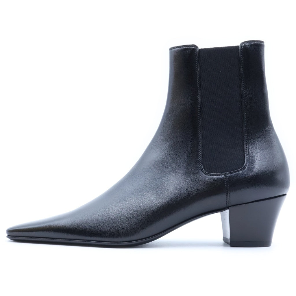 SAINT LAURENT PARIS(サンローランパリ) Rainer 55 Booties サイドゴア チェルシー ショートブーツ ブラック 776885