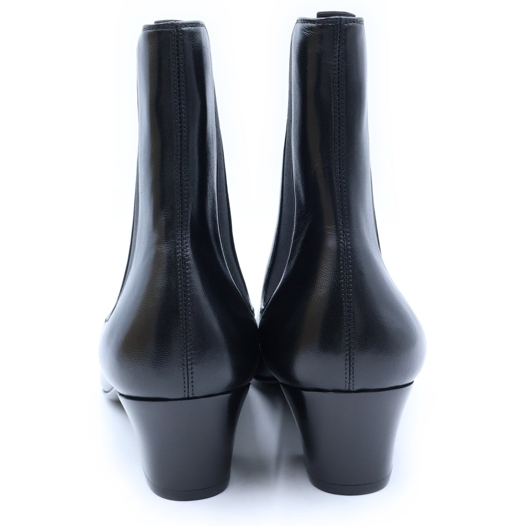 SAINT LAURENT PARIS(サンローランパリ) Rainer 55 Booties サイドゴア チェルシー ショートブーツ ブラック 776885
