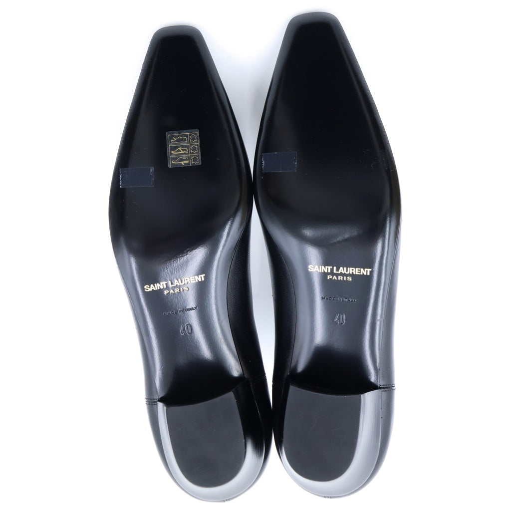 SAINT LAURENT PARIS(サンローランパリ) Rainer 55 Booties サイドゴア チェルシー ショートブーツ ブラック 776885