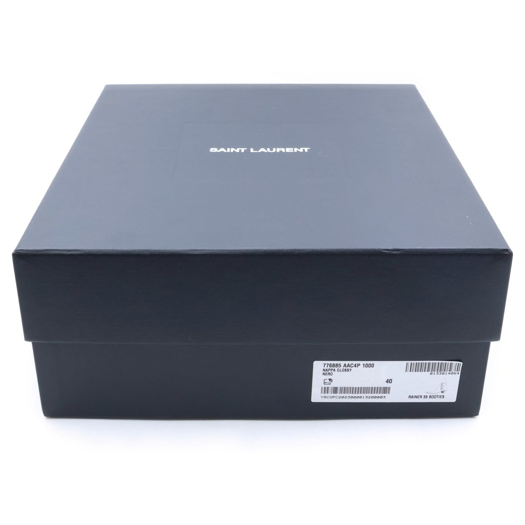 SAINT LAURENT PARIS(サンローランパリ) Rainer 55 Booties サイドゴア チェルシー ショートブーツ ブラック 776885