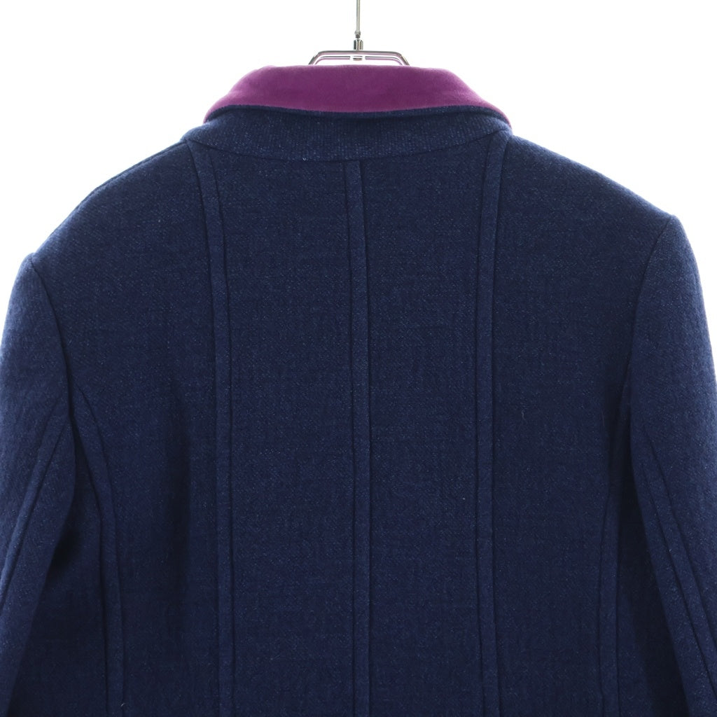 CHANEL(シャネル) 07AW Double Coat ダブルコート ココマークボタン ネイビー レディース P32027W04016