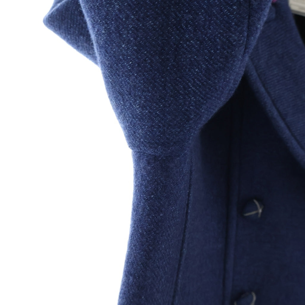 CHANEL(シャネル) 07AW Double Coat ダブルコート ココマークボタン ネイビー レディース P32027W04016