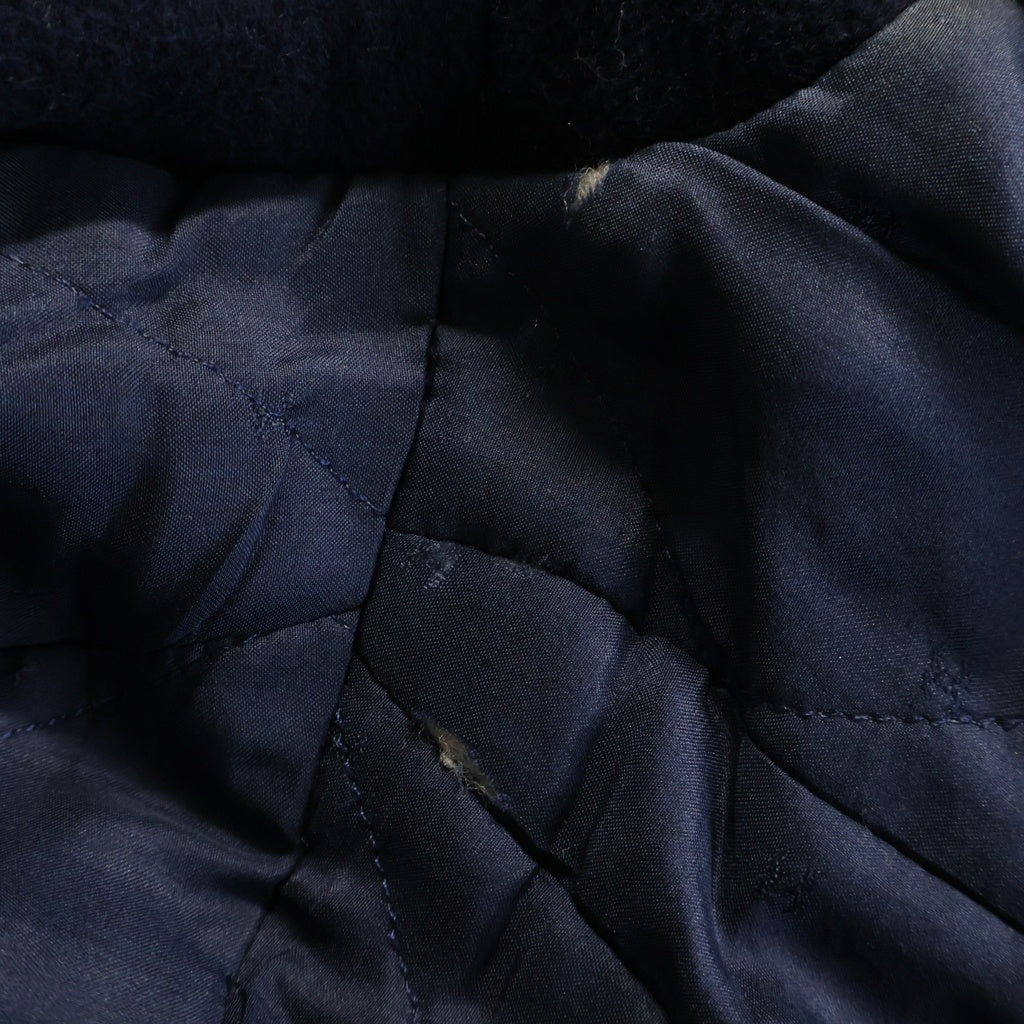 CHANEL BOUTIQUE(シャネルブティック) 80s VINTAGE Double Brest Coat ダブル ブレストコート ココマークボタン チェーン付き ネイビー レディース