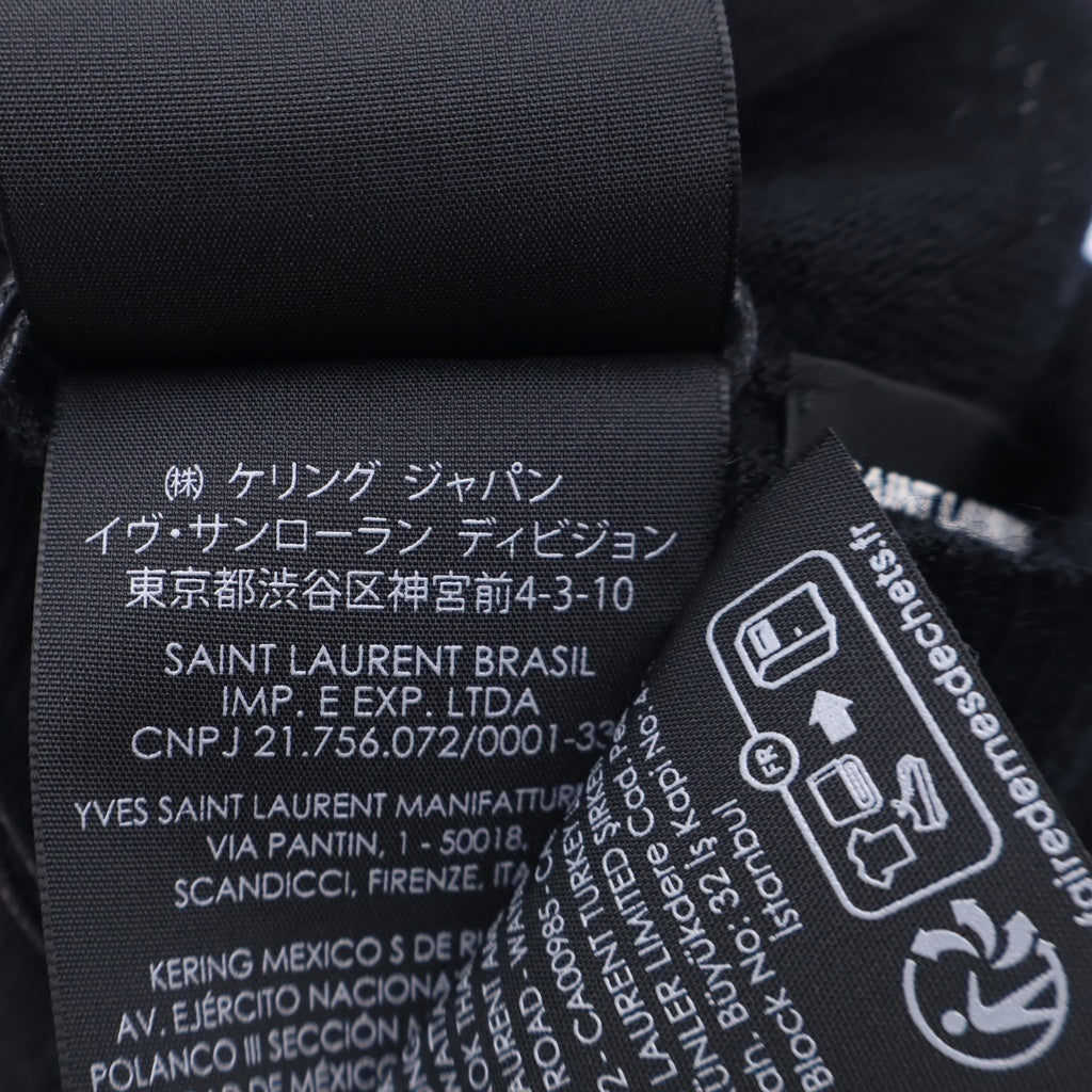 SAINT LAURENT PARIS(サンローランパリ) カシミア ニット帽 ビーニー ブラック 777171 3Y201