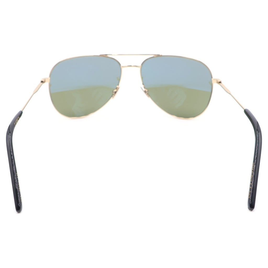 SAINT LAURENT PARIS(サンローランパリ) CLASSIC 11 M アイコニックパイロット アビエイターモデル サングラス アイウェア 眼鏡 グリーン/ゴールド