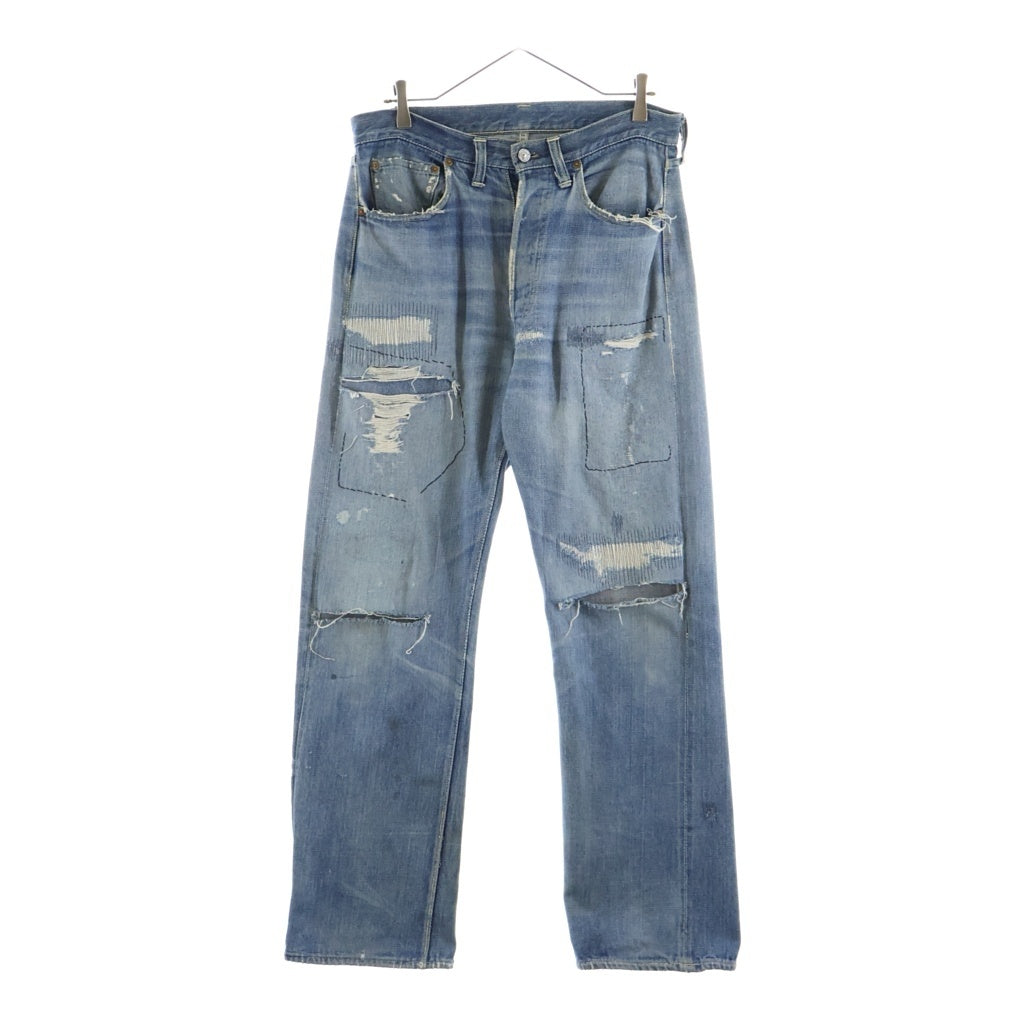 Levi's(リーバイス) 40-50s VINTAGE 501XX 47MODEL ヴィンテージ 片面BIG E ボタン裏刻印無 センターセット ボタンフライ デニムパンツ インディゴ