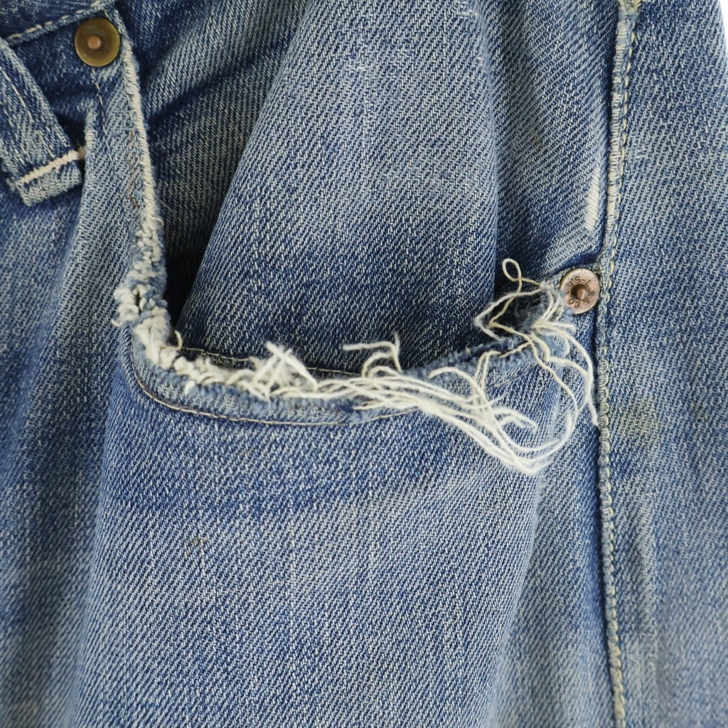 Levi's(リーバイス) 40-50s VINTAGE 501XX 47MODEL ヴィンテージ 片面BIG E ボタン裏刻印無 センターセット ボタンフライ デニムパンツ インディゴ