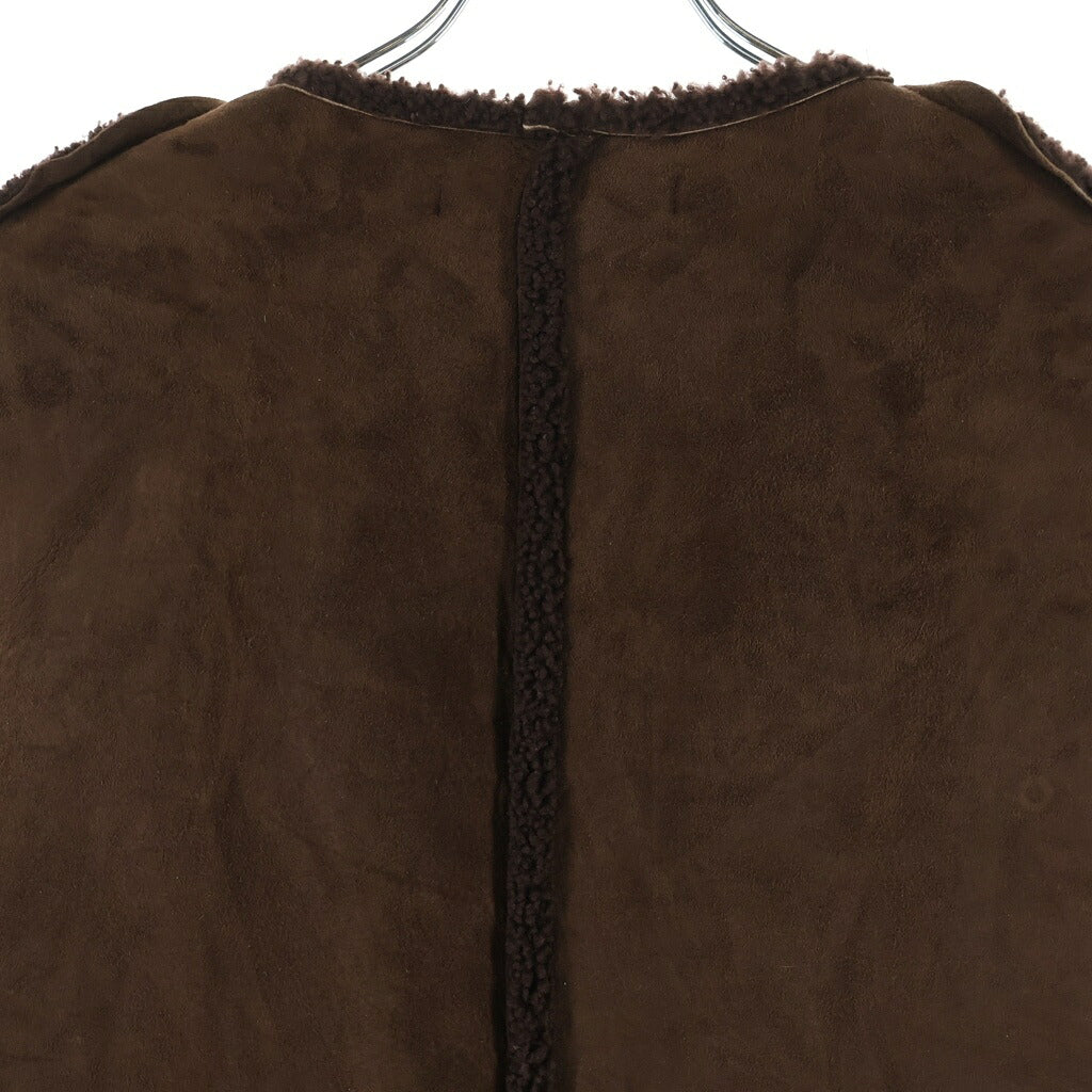 NUMBER (N)INE(ナンバーナイン) 02AW Archive ジョージ期 Sheep Skin Vest シープスキン ベスト ブラウン