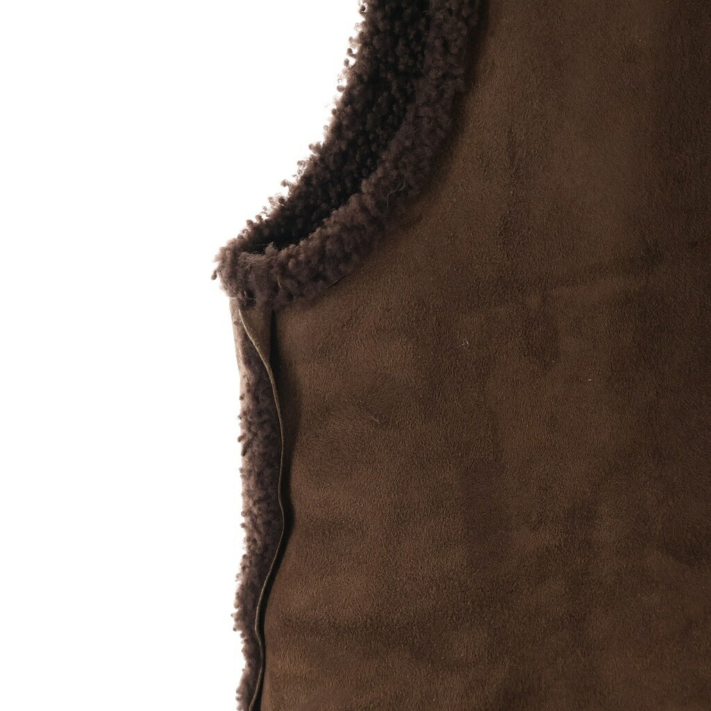 NUMBER (N)INE(ナンバーナイン) 02AW Archive ジョージ期 Sheep Skin Vest シープスキン ベスト ブラウン