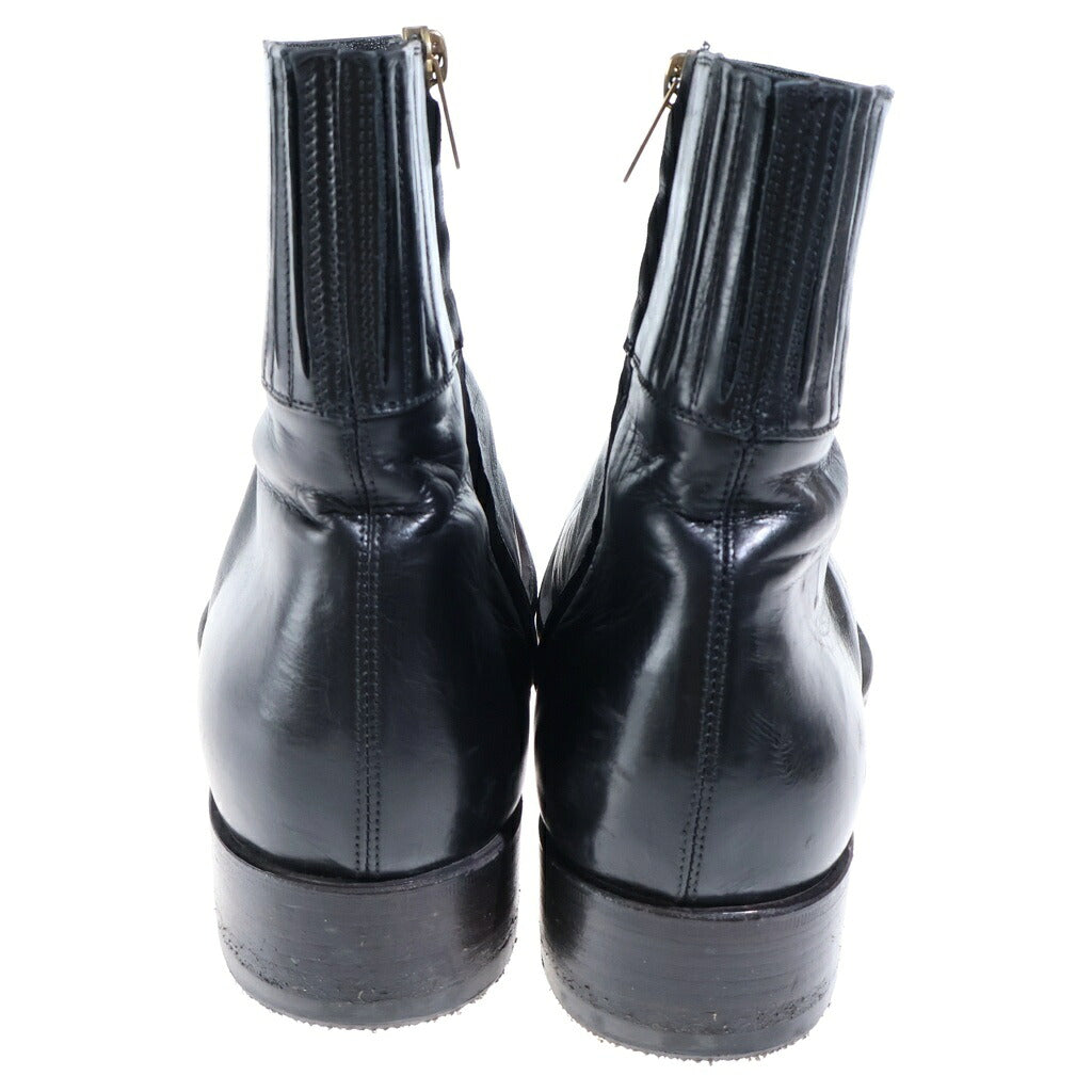 YVES SAINT LAURENT(イヴサンローラン) 00s トムフォード期 Leather Boots ジョニー レザーブーツ ブラック