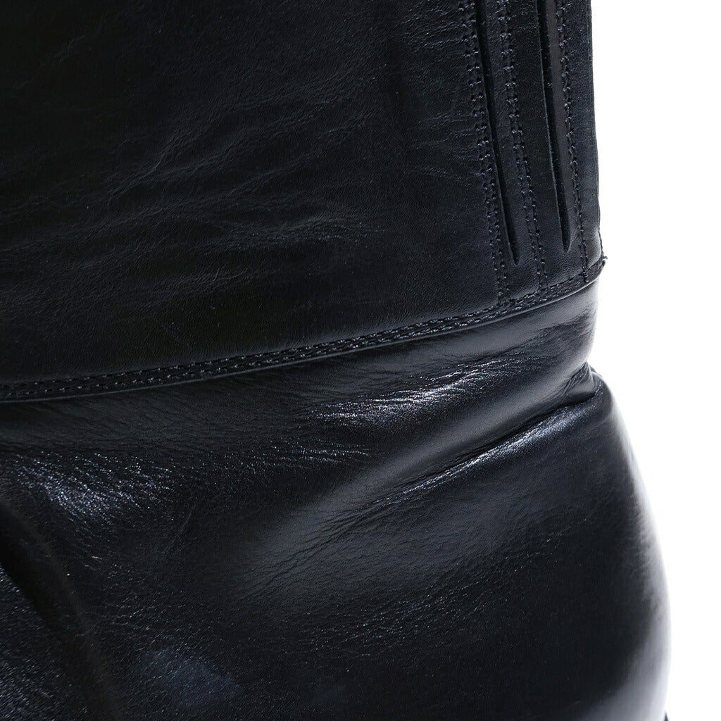 YVES SAINT LAURENT(イヴサンローラン) 00s トムフォード期 Leather Boots ジョニー レザーブーツ ブラック