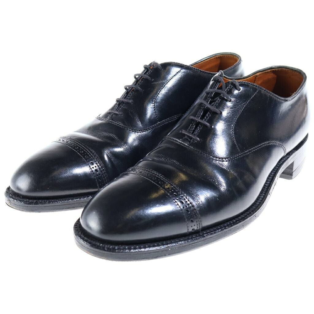 Alden(オールデン) 901 STRAIGHT TIP BAL OXFORD パンチドキャップトゥ レザー ドレスシューズ 革靴 ブラック