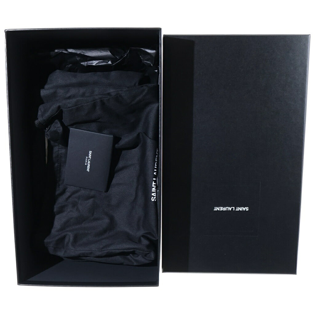 SAINT LAURENT PARIS(サンローランパリ) Cassandre Sandals カサンドラ サンダル スムースレザー ダークブラウン 735072 DWETT 6023