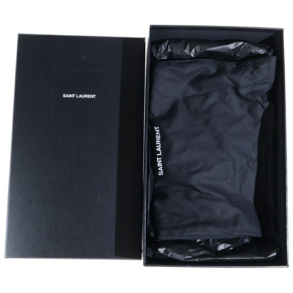 SAINT LAURENT PARIS(サンローランパリ) Cassandre Sandals カサンドラ サンダル スムースレザー ダークブラウン 735072 DWETT 6023