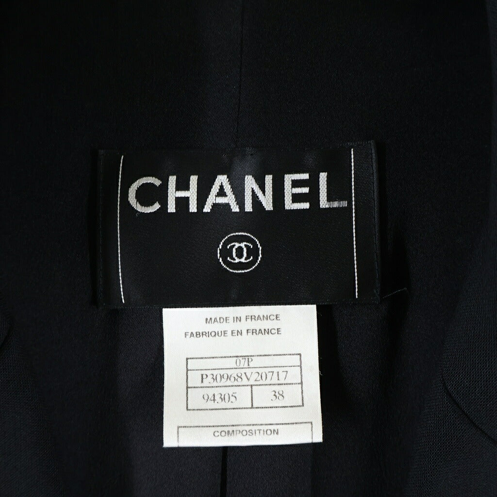 CHANEL(シャネル) 07SS ARCHIVE 4ポケット サファリテーラードジャケット ジャケット レディース ブラック P30968V20717