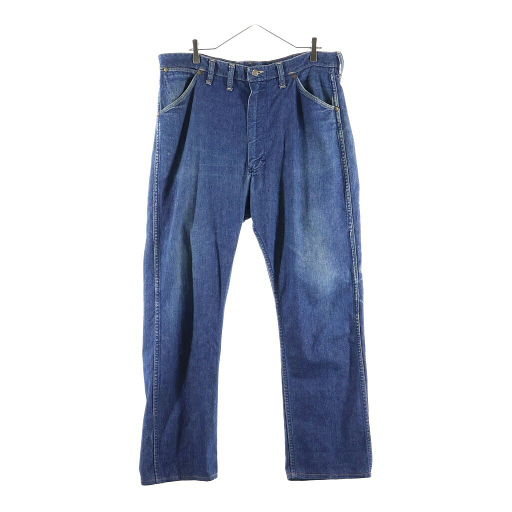 Wrangler(ラングラー) 60s VINTAGE 13MWZ ヴィンテージ 斜めベル オフセット ジップフライ デニムパンツ インディゴ