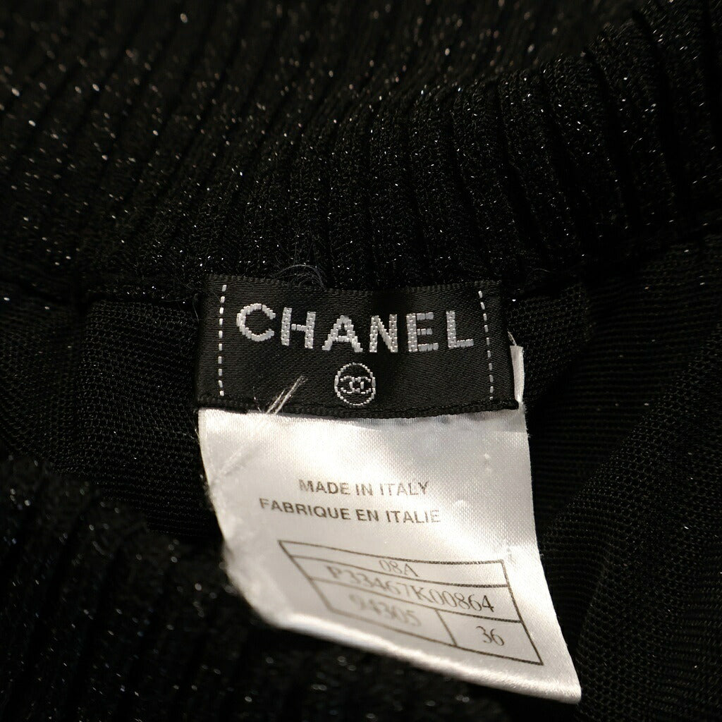 CHANEL(シャネル) 08AW Balloon Skirt ラメ バルーン スカート ブラック レディース 94305 P33467K00864