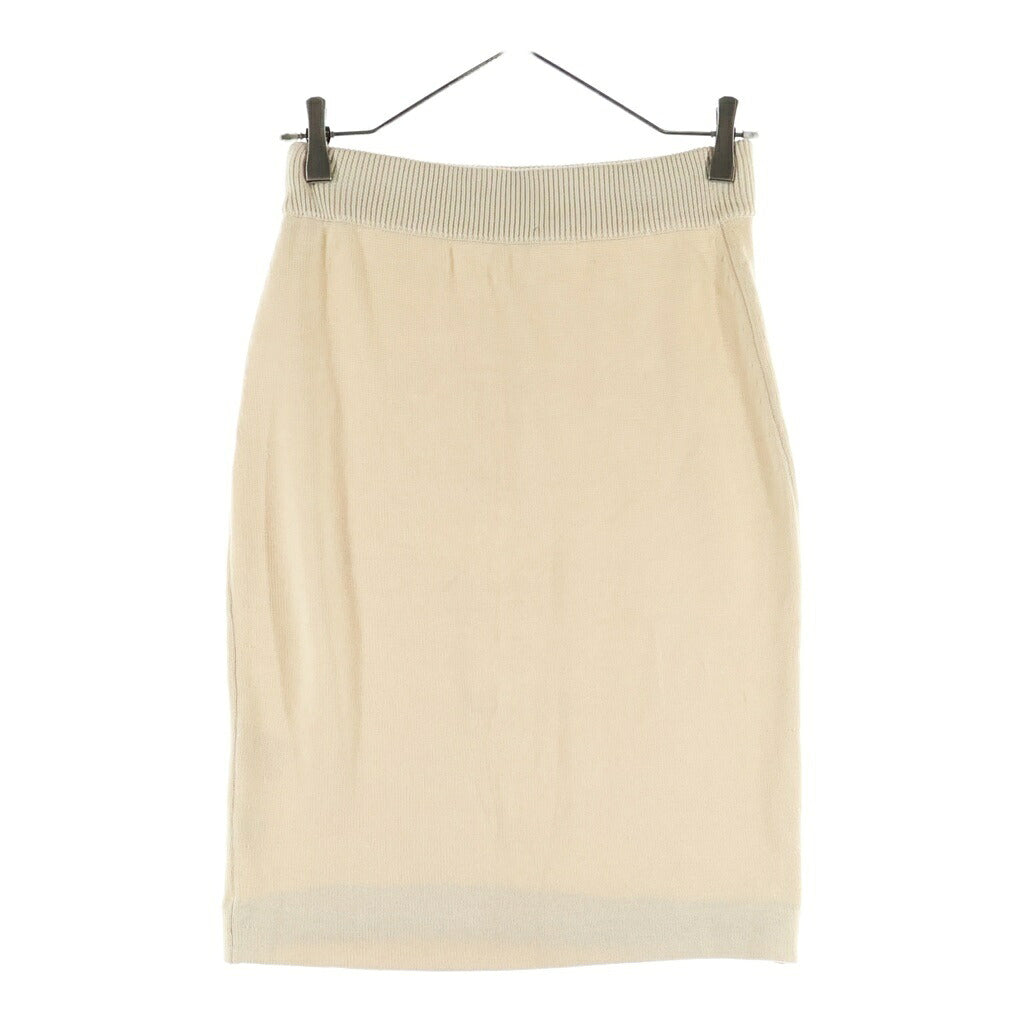 CHANEL(シャネル) VINTAGE Cotton Skirt ヴィンテージ コットン スカート ベージュ レディース