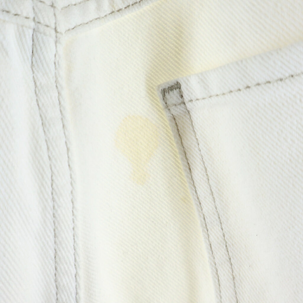 Maison Margiela(メゾンマルジェラ) 24SS Denim Pants スラッシュディテール デニムパンツ ホワイト S51LA0106 S47399
