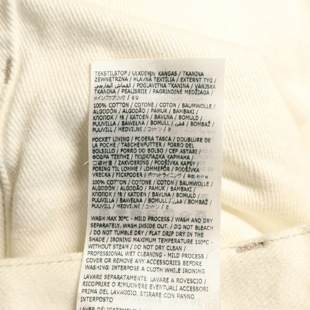 Maison Margiela(メゾンマルジェラ) 24SS Denim Pants スラッシュディテール デニムパンツ ホワイト S51LA0106 S47399