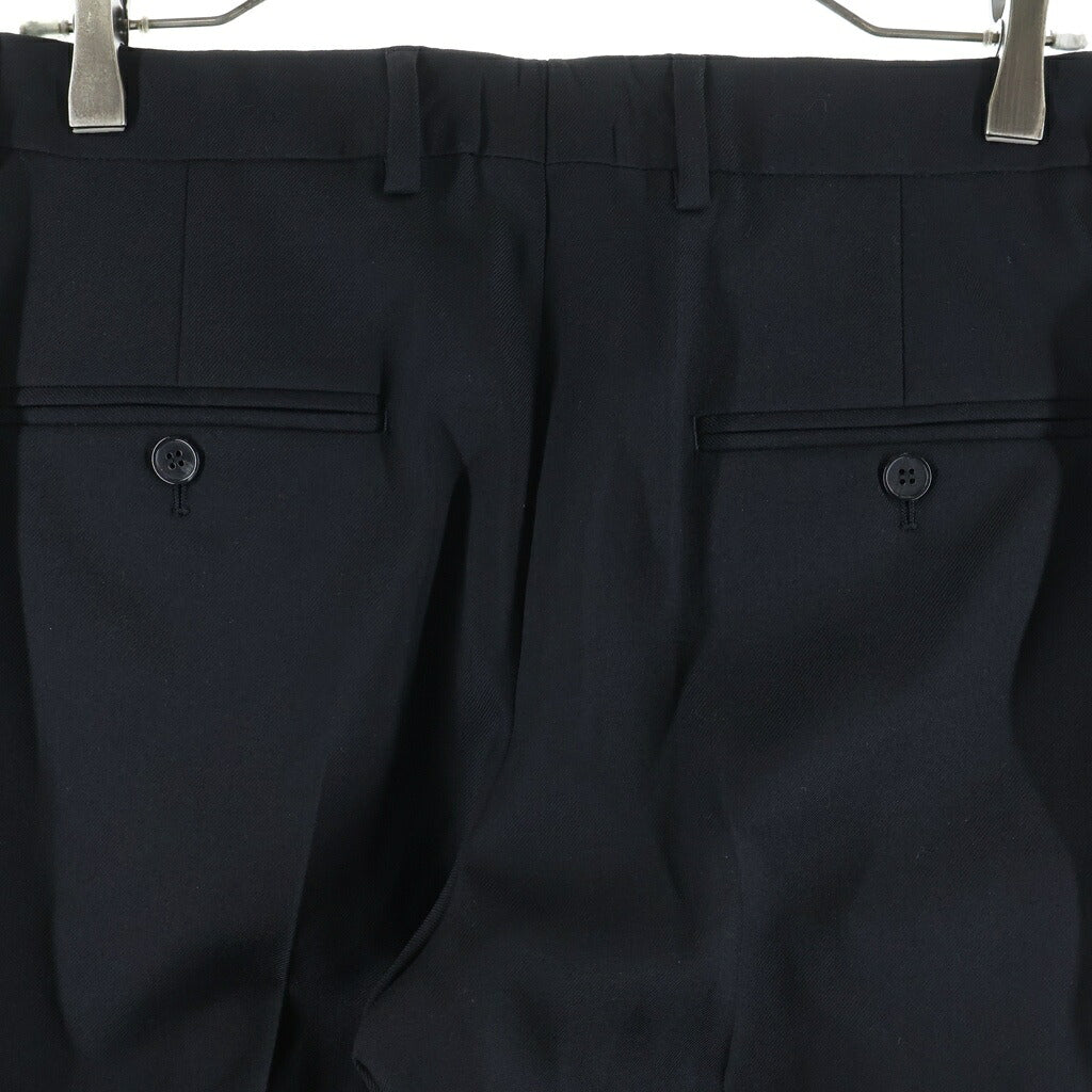 SAINT LAURENT PARIS(サンローランパリ) Uniform Wool Pants ユニフォーム ウール スラックス パンツ ブラック 816930 3YR39 637089 Y404W