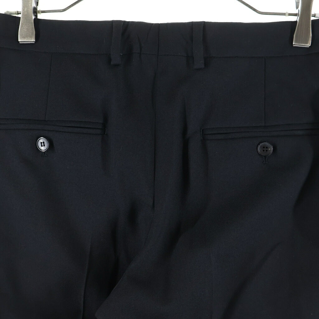 SAINT LAURENT PARIS(サンローランパリ) Uniform Wool Pants ユニフォーム ウール スラックス パンツ ブラック 816930 3YR39 637089 Y404W