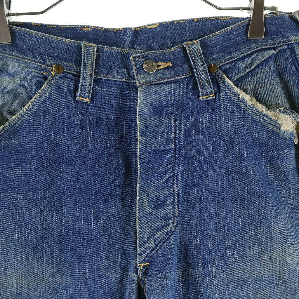 Wrangler(ラングラー) 50S 11MWZ Denim Pants 縦ベル ボタンフライ デニムパンツ インディゴ