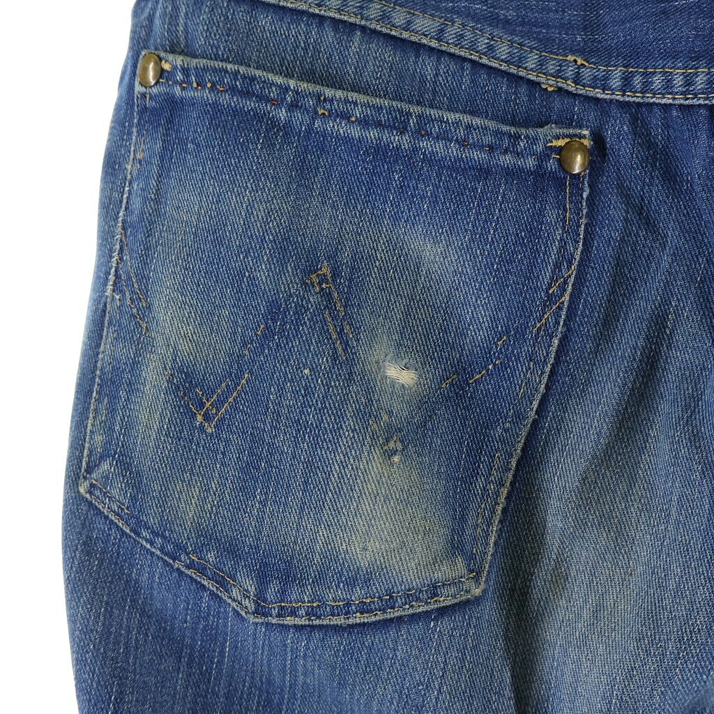 Wrangler(ラングラー) 50S 11MWZ Denim Pants 縦ベル ボタンフライ デニムパンツ インディゴ