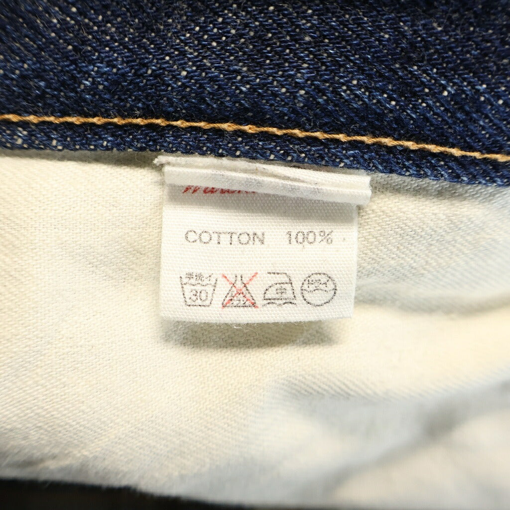 WAREHOUSE(ウェアハウス) ×Free & Easy (フリー&イージー) RM700 Denim Pants ボタンフライ バックル デニムパンツ インディゴ