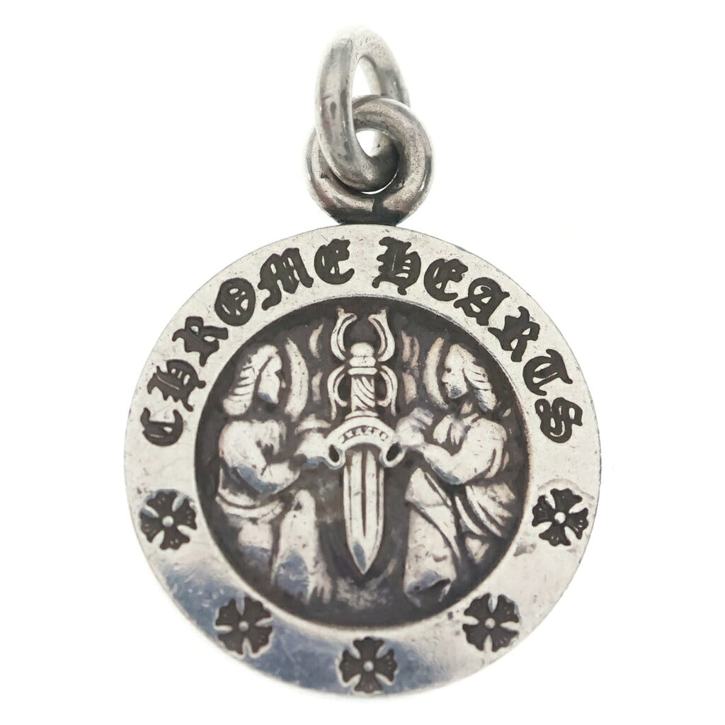 CHROME HEARTS(クロムハーツ) CHRM ANGL MDL V2 エンジェルメダルチャーム ペンダントトップ シルバーBCA229