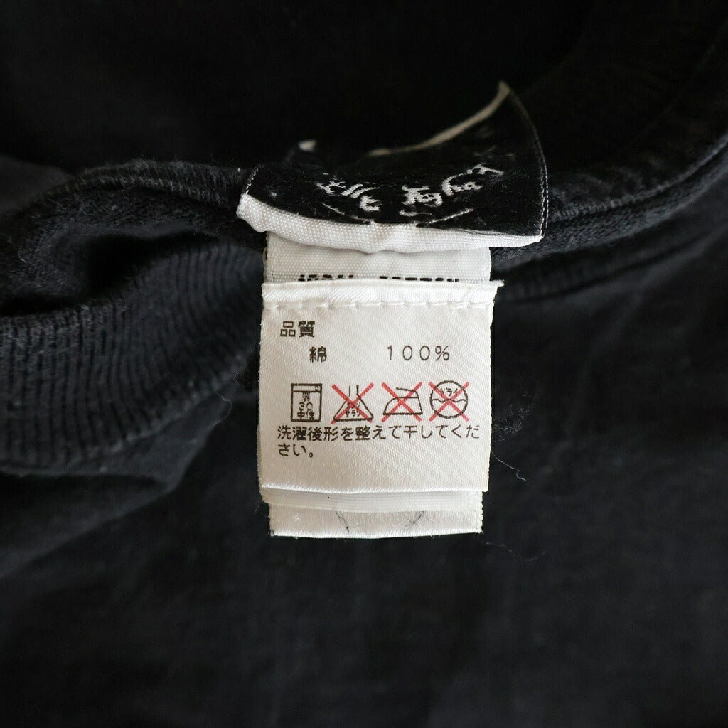 CHROME HEARTS(クロムハーツ) OLD Back Scroll Label Elbow CH PLS LS TEE オールド バック スクロールラベル エルボー CHプラス プリント ロングスリーブ 長袖Tシャツ カットソー ブラック