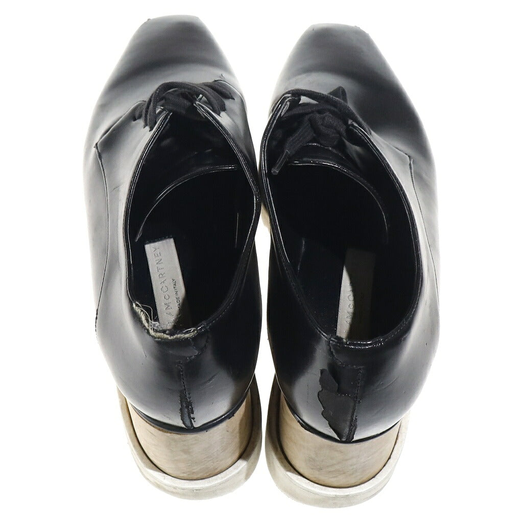 STELLA McCARTNEY(ステラマッカートニー) ELYSE エリス プラットフォーム ダービーシューズ ブラック レディース 363997