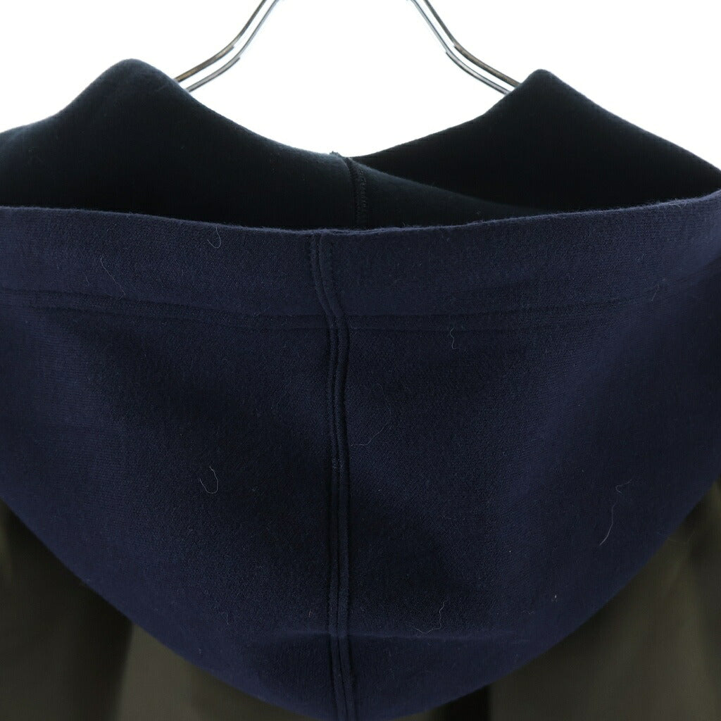 Sacai(サカイ) 26SS Docking Sponge Sweat Hoodie Jacket ドッキング スウェット フーディ ジャケット ネイビー/カーキ 26-08343
