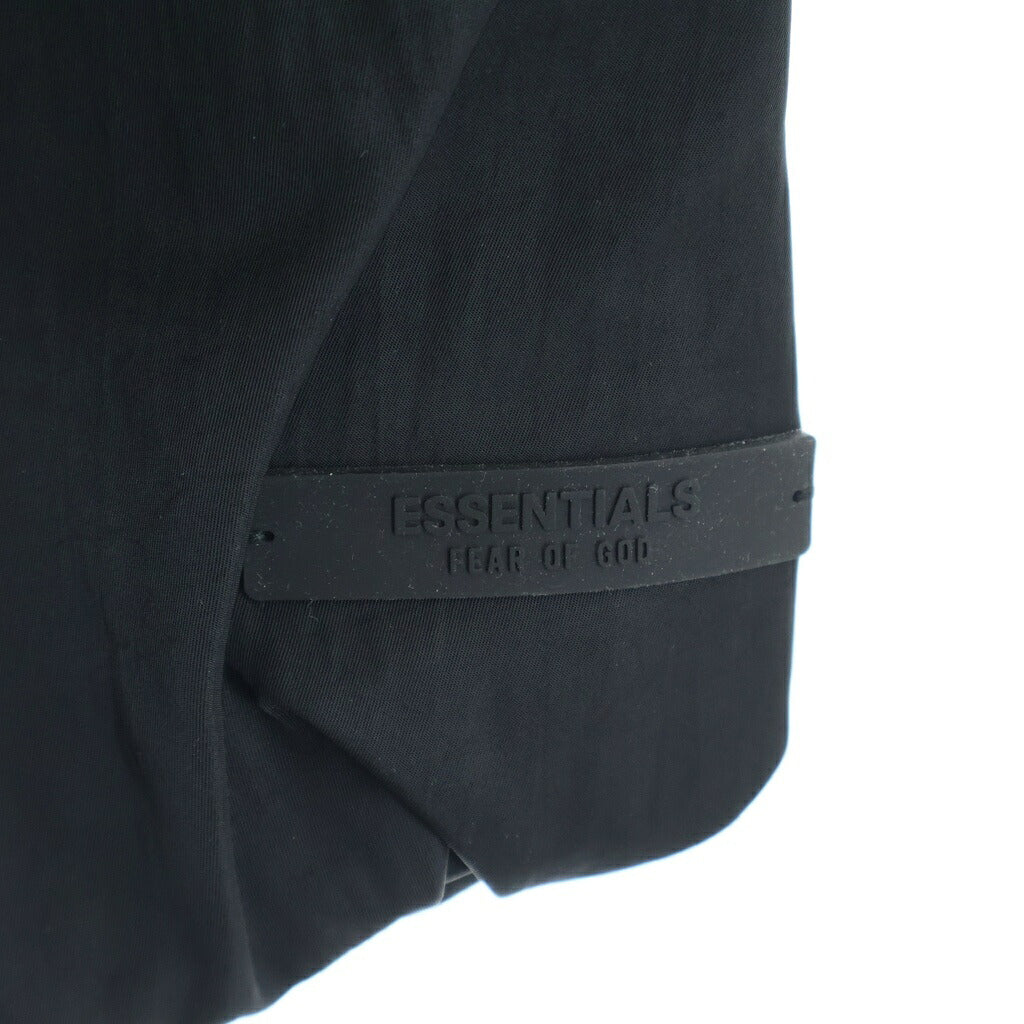 FEAR OF GOD ESSENTIALS(フィアオブゴッド エッセンシャルズ) TEXTURED NYLON TRUCKER JACKET ナイロントラッカージャケット ブラック