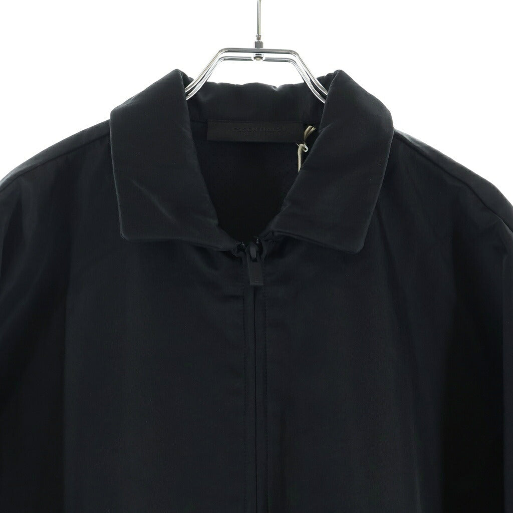 FEAR OF GOD ESSENTIALS(フィアオブゴッド エッセンシャルズ) TEXTURED NYLON TRENCH COAT ナイロントレンチコート ブラック