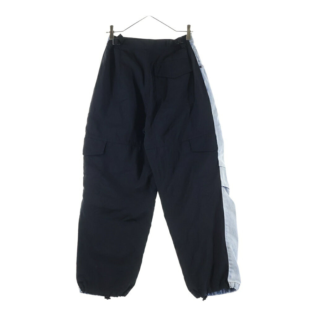 ALEXANDER WANG(アレキサンダーワン) 2 Tone Denim Pants ナイロン切替 デニムパンツ インディゴ