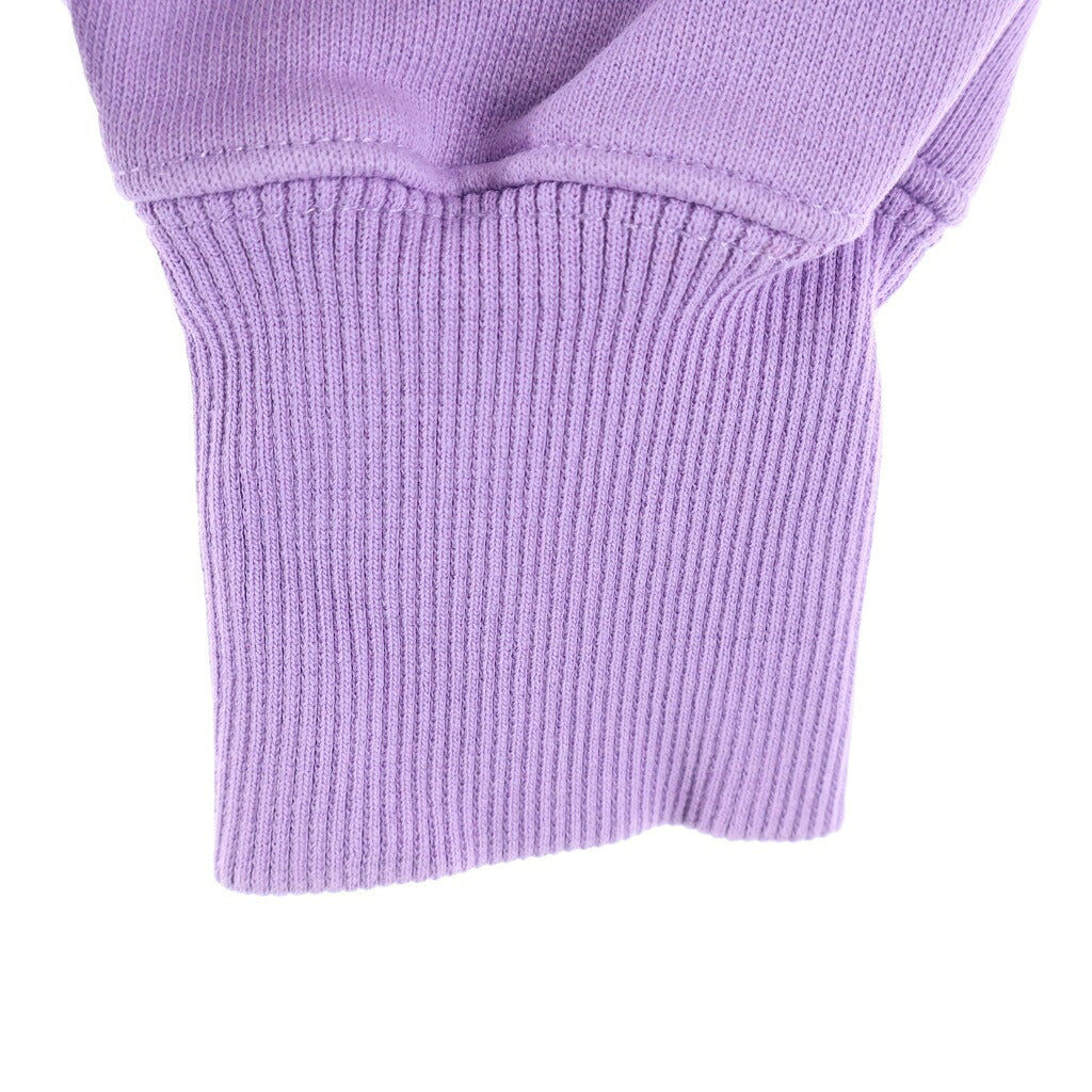 AMI Alexandre Mattiussi(アミアレクサンドルマテュッシ) Hoodie ハートロゴ刺繍 プルオーバースウェットパーカー フーディー パープル E21FJ058.747