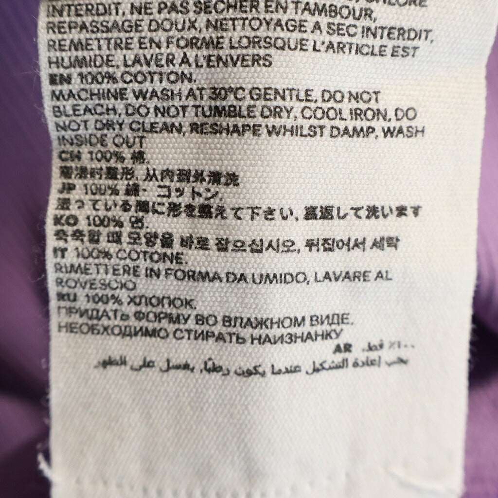 AMI Alexandre Mattiussi(アミアレクサンドルマテュッシ) Hoodie ハートロゴ刺繍 プルオーバースウェットパーカー フーディー パープル E21FJ058.747