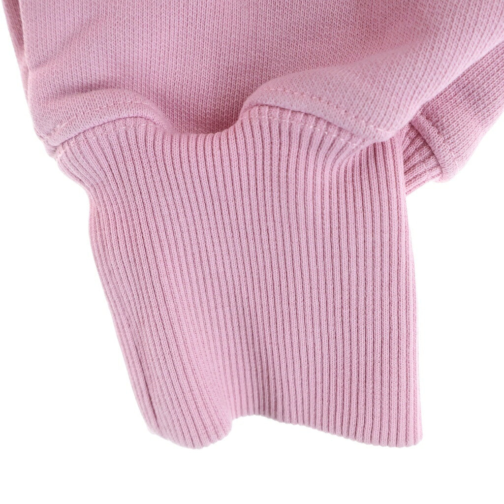 AMI Alexandre Mattiussi(アミアレクサンドルマテュッシ) Hoodie ハートロゴ刺繍 プルオーバースウェットパーカー フーディー ピンク E22USW202.747
