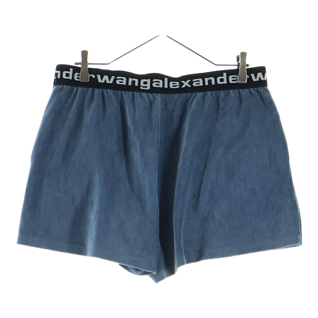ALEXANDER WANG(アレキサンダーワン) Corduroy Pants コーデュロイハーフパンツ ショーツ ネイビー レディース