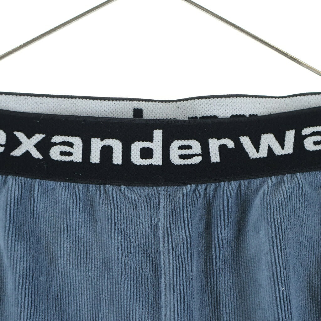 ALEXANDER WANG(アレキサンダーワン) Corduroy Pants コーデュロイハーフパンツ ショーツ ネイビー レディース