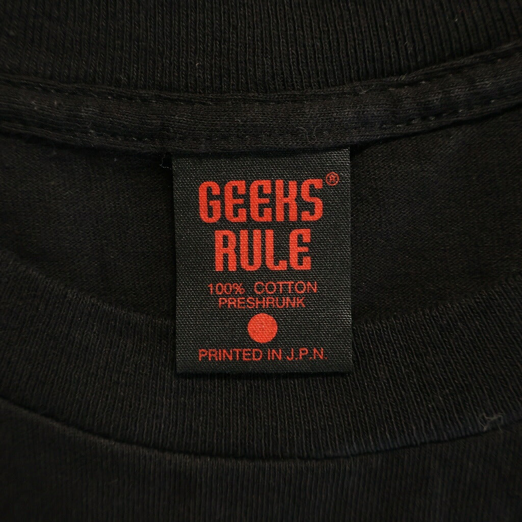 GEEKSRULE(ギークスルール) CHAINSAW MAN The Movie: Reze Arc 15 SILKSCREEN PRINTING T SHIRT チェンソーマン 劇場版 レぜ 半袖Tシャツ ブラック